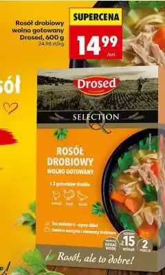 Biedronka Rosół drobiowy wolno gotowany Drosed, 600 g oferta