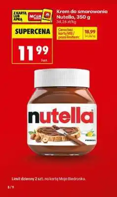 Biedronka Krem do smarowania Nutella 350 g oferta
