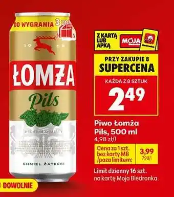 Biedronka Łomża Pils oferta