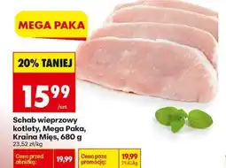 Biedronka Schab wieprzowy kotlety, Mega Paka, Kraina Mięs, 680 g oferta