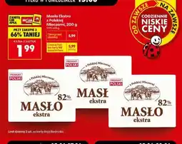 Biedronka Masło Ekstra z polskiej mleczarni, 200 g oferta
