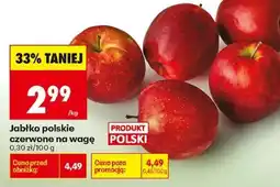 Biedronka Jabłko polskie czerwone na wage oferta