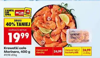 Biedronka Krewetki całe Marinero 400 g oferta