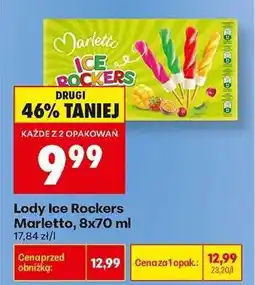 Biedronka Lody Ice Rockers Marletto 8x70 ml oferta