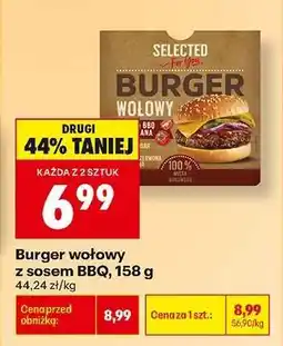 Biedronka Burger wołowy z sosem BBQ, 158 g oferta