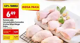 Biedronka świeże udo lub podudzie kurczaka Kraina Mięs Mega Paka oferta