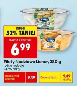 Biedronka Filety śledziowe Lisner 280 g oferta