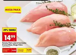 Biedronka Świeży filet z piersi kurczaka Kraina Mięs, Mega Paka oferta
