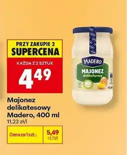 Biedronka MAJONEZ DELIKATESOWY MADERO, 400 ML oferta