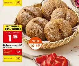 Biedronka Bułka razowa 80 g oferta