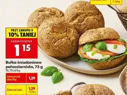 Biedronka Bułka śniadaniowa pełnoziarnista, 73 g oferta