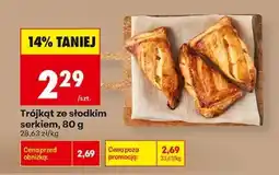Biedronka Trójkąt ze słodkim serkiem, 80 g oferta