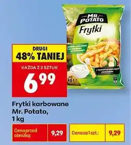 Biedronka Frytki karbowane Mr. Potato 1 kg oferta