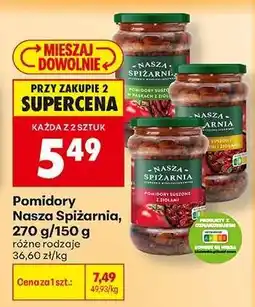 Biedronka Pomidory Nasza Spiżarnia, 270 g/150 g oferta
