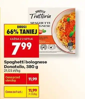 Biedronka Spaghetti bolognese Donatello, 380 g oferta