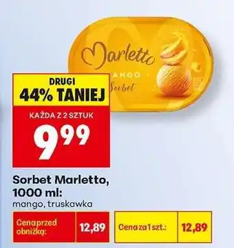 Biedronka Sorbet Marletto, 1000 ml oferta