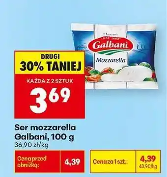 Biedronka Ser mozzarella Galbani, 100 g oferta