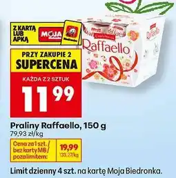 Biedronka Praliny Raffaello 150 g oferta