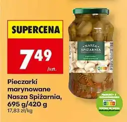 Biedronka Pieczarki marynowane Nasza Spiżarnia, 695 g/420 g oferta