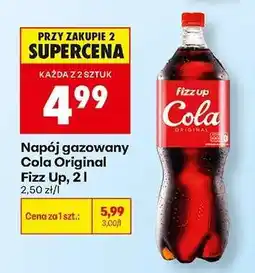 Biedronka Napój gazowany Cola Original Fizz Up, 2 l oferta