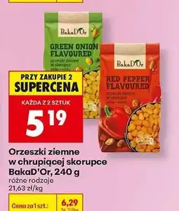 Biedronka Orzeszki ziemne w chrupiącej skorupce BakaD’Or, 240 g oferta