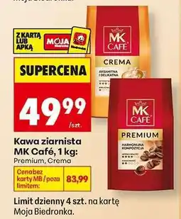 Biedronka Kawa ziarnista MK Café, 1 kg oferta