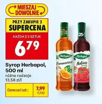 Biedronka Syrop Herbapol, 500 ml oferta