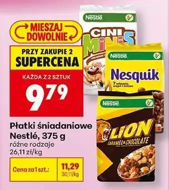 Biedronka Płatki śniadaniowe Nestlé, 375 g oferta