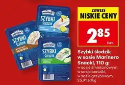 Biedronka Szybki śledzik w sosie Marinero Snack, 110 g oferta