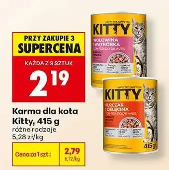 Biedronka Karma dla kota Kitty, 415 g oferta