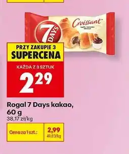 Biedronka Rogal 7 Days kakao 60 g oferta