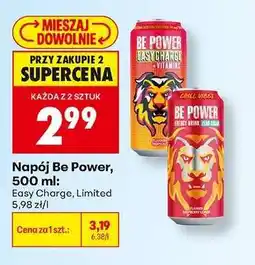 Biedronka Napój Be Power, 500 ml oferta