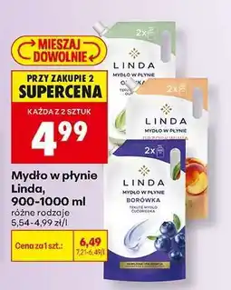Biedronka Mydło w płynie Linda oferta