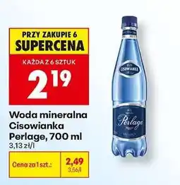 Biedronka Woda mineralna Cisowianka Perlage 700 ml oferta