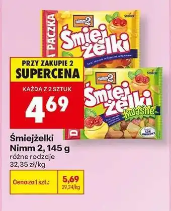 Biedronka Śmiejżelki Nimm 2 145 g oferta