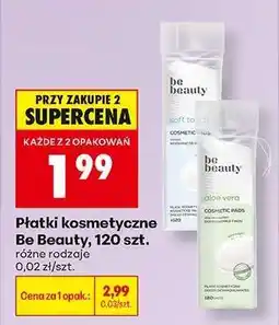 Biedronka Płatki kosmetyczne Be Beauty, 120 szt oferta