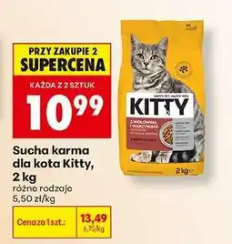Biedronka Sucha karma dla kota Kitty, 2 kg oferta