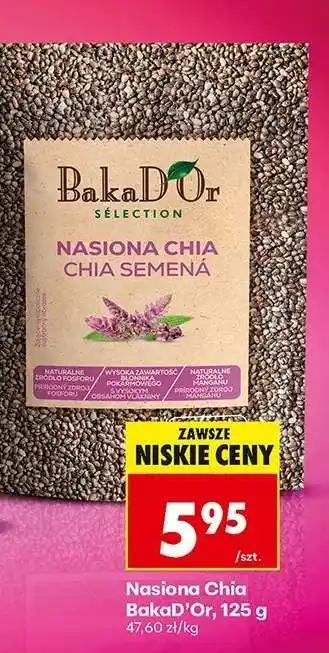 Biedronka Nasiona Chia BakaD’Or, 125 g oferta