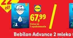 Lidl Bebilon Advance 2 mleko oferta