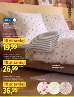 Lidl LIVARNO Pościel dwustronna z mikrowłókna satynowego oferta