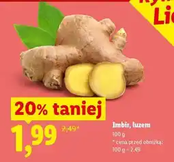 Lidl Imbir, luzem oferta