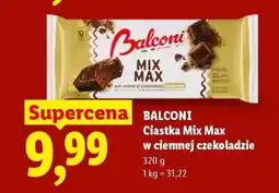 Lidl BALCONI Ciastka Mix Max w ciemnej czekoladzie oferta