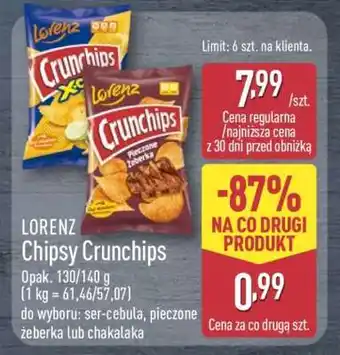 ALDI Lorenz Chipsy Crunchips oferta