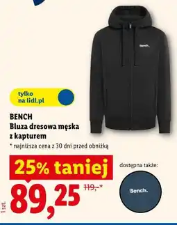 Lidl BENCH Bluza dresowa męska z kapturem oferta
