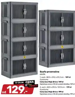 Bricomarche Szafa przenośna oferta