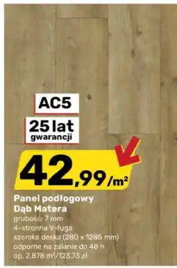 Bricomarche Panel podłogowy Dąb Matera oferta