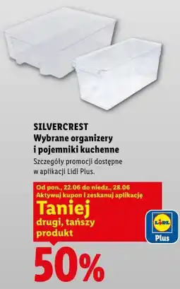 Lidl SILVERCREST Wybrane organizery i pojemniki kuchenne oferta
