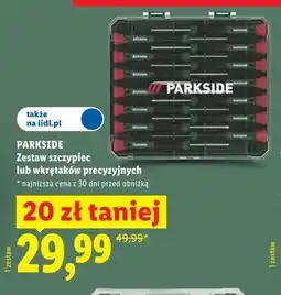 Lidl PARKSIDE Zestaw szczypiec lub wkrętaków precyzyjnych oferta