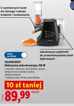 Lidl SILVERCREST Elektryczna tarka do warzyw, 150 W oferta