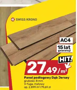 Bricomarche Panel podłogowy Dąb Jersey Swiss Krono oferta